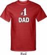 Number 1 Dad Mens Tall Shirt