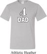 Number 1 Dad Mens Tall Shirt
