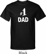 Number 1 Dad Mens Tall Shirt