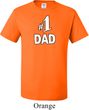 Number 1 Dad Mens Tall Shirt