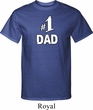 Number 1 Dad Mens Tall Shirt
