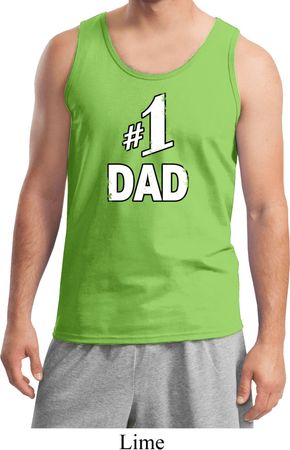 Number 1 Dad Mens Tank Top
