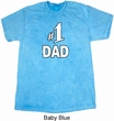 Number 1 Dad Mineral Tie Dye Shirt