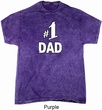 Number 1 Dad Mineral Tie Dye Shirt