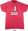 Number 1 Dad Mineral Tie Dye Shirt