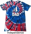 Number 1 Dad Patriotic Tie Dye Shirt