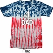 Number 1 Dad Patriotic Tie Dye Shirt