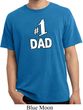 Number 1 Dad Pigment Dyed Shirt