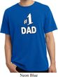 Number 1 Dad Pigment Dyed Shirt