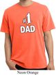 Number 1 Dad Pigment Dyed Shirt