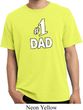 Number 1 Dad Pigment Dyed Shirt