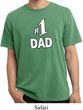 Number 1 Dad Pigment Dyed Shirt