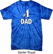 Number 1 Dad Spider Tie Dye Shirt