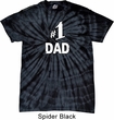 Number 1 Dad Spider Tie Dye Shirt