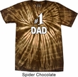 Number 1 Dad Spider Tie Dye Shirt