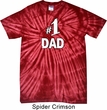 Number 1 Dad Spider Tie Dye Shirt