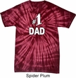 Number 1 Dad Spider Tie Dye Shirt
