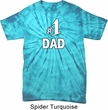Number 1 Dad Spider Tie Dye Shirt