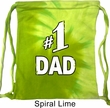 Number 1 Dad Tie Dye Bag