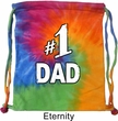 Number 1 Dad Tie Dye Bag
