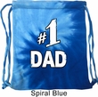 Number 1 Dad Tie Dye Bag