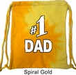 Number 1 Dad Tie Dye Bag