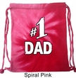 Number 1 Dad Tie Dye Bag