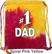 Number 1 Dad Tie Dye Bag
