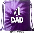 Number 1 Dad Tie Dye Bag