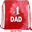 Number 1 Dad Tie Dye Bag