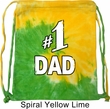 Number 1 Dad Tie Dye Bag