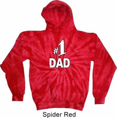Number 1 Dad Tie Dye Hoodie