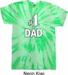 Number 1 Dad Twist Tie Dye Shirt