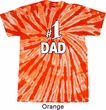 Number 1 Dad Twist Tie Dye Shirt