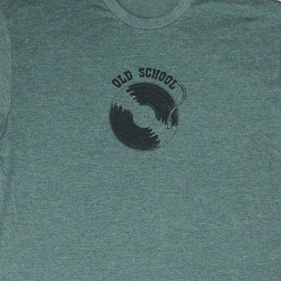 Old School Music Record Adult Unisex T-shirt Tee Shirt