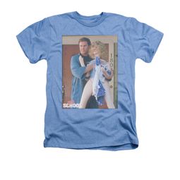 Old School Shirt Frank And Doll Adult Heather Light Blue Tee T-Shirt
