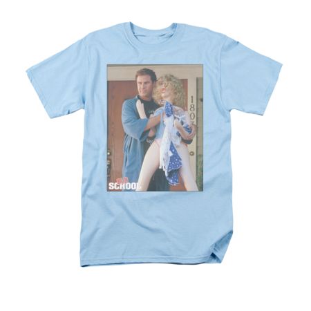Old School Shirt Frank And Doll Adult Light Blue Tee T-Shirt