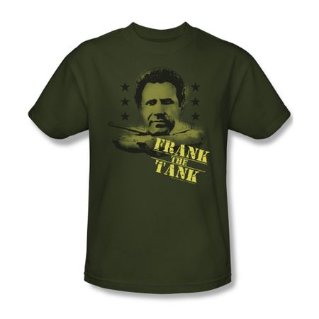 Old School Shirt Frank The Tank Adult Green Tee T-Shirt