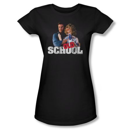 Old School Shirt Juniors Frank And Friend Black Tee T-Shirt