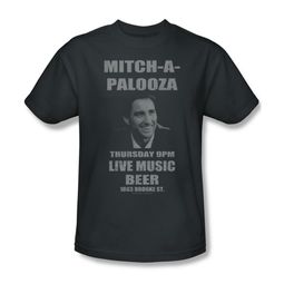 Old School Shirt Mitchapalooza 2 Adult Charcoal Tee T-Shirt Old School Shirt Mitchapalooza 2 Adult Charcoal Tee T-Shirt