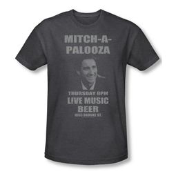 Old School Shirt Mitchapalooza 2 Adult Heather Charcoal Tee T-Shirt Old School Shirt Mitchapalooza 2 Adult Heather Charcoal Tee T-Shirt