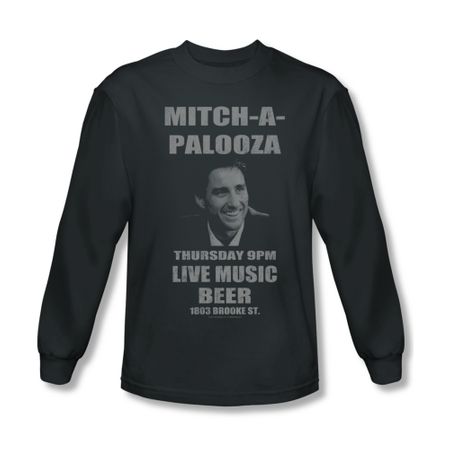 Old School Shirt Mitchapalooza 2 Long Sleeve Charcoal Tee T-Shirt