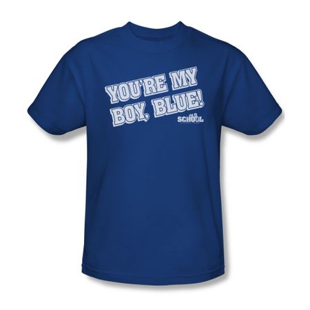Old School Shirt My Boy Blue Adult Royal Blue Tee T-Shirt
