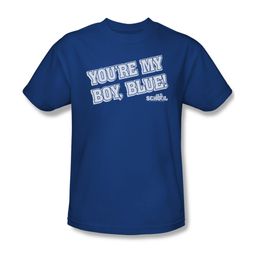 Old School Shirt My Boy Blue Adult Royal Blue Tee T-Shirt