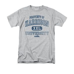 Old School Shirt Property Of Harrison Adult Athletic Heather Tee T-Shirt Old School Shirt Property Of Harrison Adult Athletic Heather Tee T-Shirt