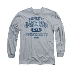 Old School Shirt Property Of Harrison Long Sleeve Athletic Heather Tee T-Shirt Old School Shirt Property Of Harrison Long Sleeve Athletic Heather Tee T-Shirt