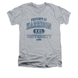 Old School Shirt Slim Fit V Neck Property Of Harrison Athletic Heather Tee T-Shirt Old School Shirt Slim Fit V Neck Property Of Harrison Athletic Heather Tee T-Shirt