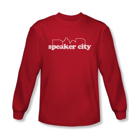 Old School Shirt Speaker City Logo Long Sleeve  Tee T-Shirt
