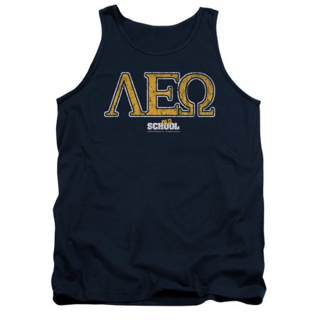 Old School Tank Top Leo Navy Tanktop
