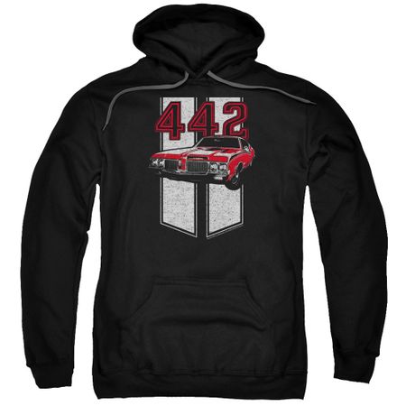 Oldsmobile Hoodie 442 Black Sweatshirt Hoody